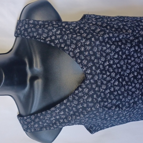 Vintage Studio Womens Black & white V-Neck floral dress - Picture 2 of 9